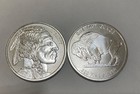 Roll Of 20 - 1 Oz Silver Round Liberty Buffalo  999 Fine