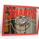 Vintage Sharp s Miller Beer Non Alcoholic Malt Beverage Mirror Sign 17 X 13 5   