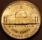 1943-d Jefferson  war  Nickel   35  Silver Beauty