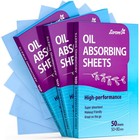 High-performance Oil Absorbing Blotting Sheets - 150 Makeup-friendly Papers For
