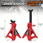 3pcs Jack   Stands Set Heavy Duty Manual Floor Jack With 2 Jack S