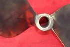 Vintage Calif Usa  Brass bronze  2 Blade  Boat Propeller Approx 6 1 2  Wide