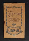 1915 Advertising Premium Memo   Calendar Bromo Seltzer Emerson Drug Baltimore Md