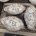 Antique W t  Copeland   Sons Oval Scalloped Bowls 1800s Set 3 Rare 9   