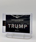 Donald Trump 1 1 Alumination Cracked Ice Front Facing Eagle Wild Card