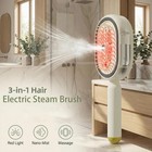 Electric Spray Retractable Air Cushion Comb Bristle Detangler Hair Steam Brushes
