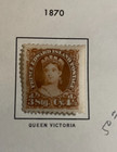 6 Prince Edward Island Stamps From 1800s  s5  6  10  12  14  15  Mint  Hinged 