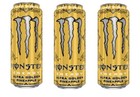 3x Monster Ultra Golden Pineapple Energy Drink 500ml Zero Sugar Tropical Flavor