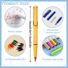12 Pcs Colored Eternal Pencils With 24 Nibs  Forever Pencil  Infinity Pencil    
