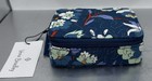 Vera Bradley Small Blue Floral Burst  Travel Pill Case Organizer Box Nwt
