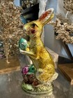 Rachel Zoe Easter Faux Foil Gold Chocolate Bunny Rabbit Figurine Decor 11 75 