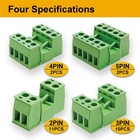 5 08mm Pitch Screw Terminal Block Connector Kit   2pin  3pin  4pin  5pin  300   