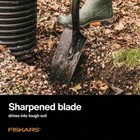 Fiskars 57  Steel Digging Shovel Steel Handle