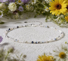 3mm Rainbow Moonstone Anklet Energy Boho Jewelry Summer Vibe Surfer Women Gifts