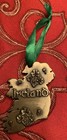 Bronze Gallery Map Of Ireland Holiday Ornament Celtic Irish 3 5    No Box