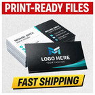 1000 Professional Custom Double Sided Full Color Business Cards Glossy Finish
