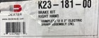 Dexter Axle K23-181-00  Electric Trailer Brake Assembly 