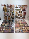Lot 8 5x11 Vintage Images Women Cigar Wine Stamp Labels Mixed Media Decoupage