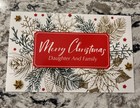 Merry Christmas Daughter And Family 5   x7 75  Stockwell Greeting Card