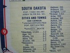 South Dakota - 1940 - Road Map - Tydol-veedol Gas Oil