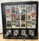 Vintage 80 s 90 s 4 Column Sports Card Center Vending Machine   25 By Steiner
