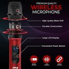 Pyle Uhf Wireless Microphone System - Portable Digital Audio W bluetooth  2 Mic