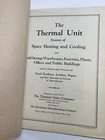 Thermal Heating Cooling Co Catalog Brochure Chicago Il 1928