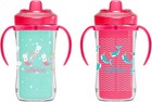 2-pack Spill-proof Sippy Cups With Handles  10 Oz Insulated Toddler Cups