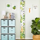 Kids Baby Growth Chart Wall Hanging Height Measuring Ruler Safari Jungle 7 9x79 