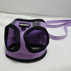 Breathable Small Dog Cat Harness Leash Set Puppy Walking Vest Harness Xs Purple