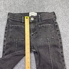 Abercrombie Kids Girls High Rise Flare Jeans Black Wash Size 11 12 Regular