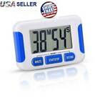 2x Digital Kitchen Timer Magnetic Cooking Lcd Large Count Down Clear Alarm Egg