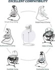 Conmdex Graco Swing Power Cord 6ft  Replacement For Duetsoothe duoglider graco