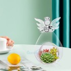 2 Flower Hanging Vase Glass Planter Plant Terrarium Container Home Wedding Decor