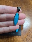 Native American Pendant Earrings Vintage Turquoise Sterling Silver New Signed