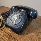Telephone Black Vintage Rotary Classic Dial Desk Phone Gte Automatic Electric