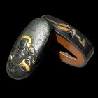 Jurojin Shakudo Fuchikashira                         Edo Period