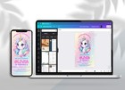 Editable Unicorn Birthday Invitation Template  Personalized Invite For Girls