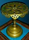 Superb Antique Victorian Brass And Cast Iron Round Table Trivet  C1885