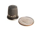 1800s Antique Simons Bros   Co Dome Sterling Silver Thimble Size 5