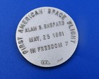 Nasa Medallion Vtg Mercury 3   Alan Shepard   1st American Space Flight