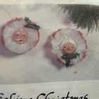 Vtg  Tiny Treasure Merri Mac Ornament Kits Eskimo Christmas -kit Makes 2