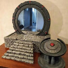 Stargate-sg1 Active Milky Way Desktop Model With Dhd And Stone Base H15cm