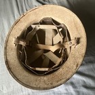 Original Wwii British Brodie Helmet Air Raid With Fabric Liner