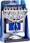 Rite Lite Silver Mini Menorah   Mini Chanukah Candles  Jewish Judaica Hannukah