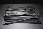 100 Pk 14 In Zip Ties Nylon Black 120 Lbs Uv Resistant Wire Cable Bct14hd