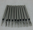 New Hot Sell 10pcs 105mm Extra Long Stainless Steel Tattoo Tips Kit Set Supply