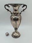 Good Probably South American 900 1000 Fine Solid Silver Vase  7 1 8  High  192 G