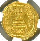 Byzantine Gold Solidus Heraclius Ad613 Ngc Xf Ancient Roman Coin Rare