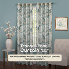 Lined Blackout Grommet Window Curtain Panels - 50 Inch Width  63 Inch Length - T